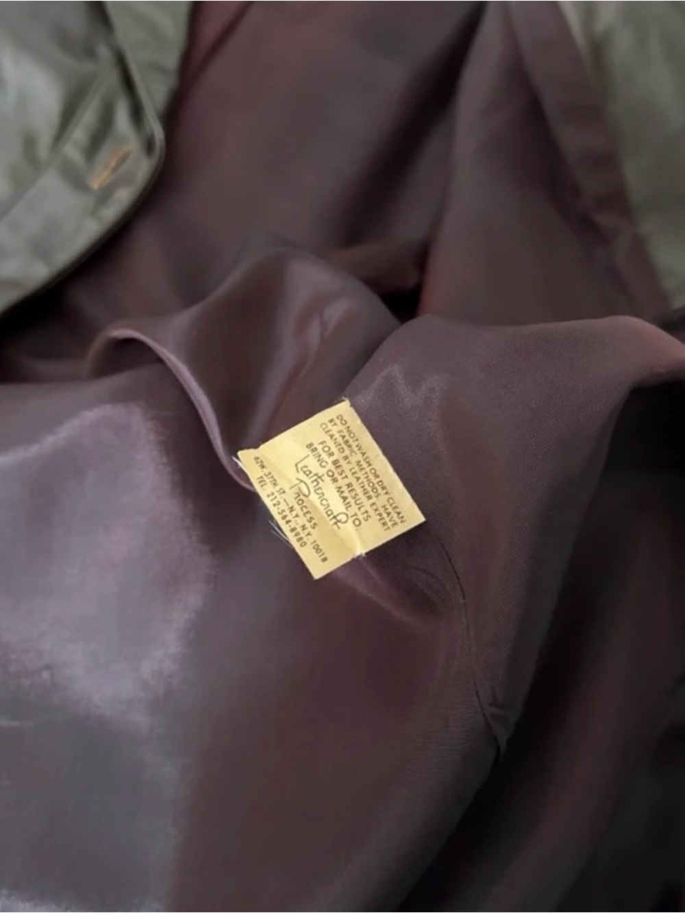 Vintage 70s Nappa Leather TIBOR Long Trench Coat Brown Leather Jacket - Picture 10 of 10